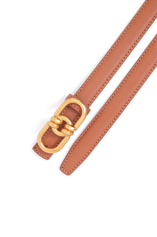 GRAVITY LOOP BELT-BROWN