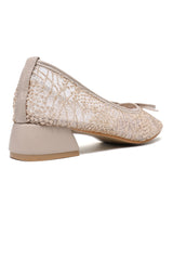 ROSABELLE BLOCK HEELS-BEIGE