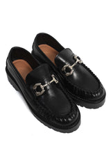 ROYAL GRAIN LOAFER-BLACK