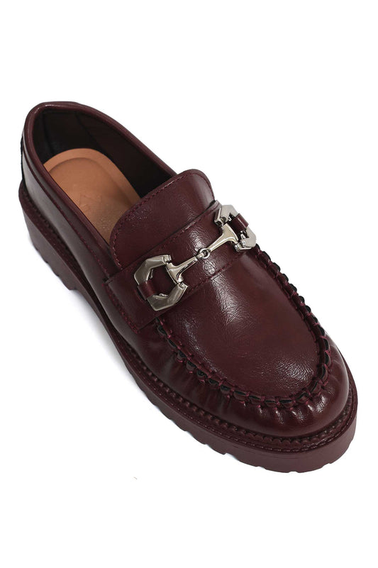 ROYAL GRAIN LOAFER-BURGUNDY