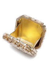 PRISM TILE CLUTCH-GOLD