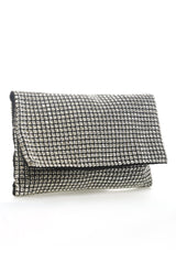 GLAM CRYSTAL EVENING CLUTCH-SILVER