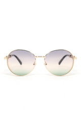 METAL FRAME SUNGLASSES-GREEN
