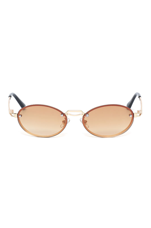VINTAGE INSPIRED SUNGLASSES-BROWN