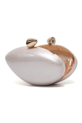 AZMIRA SHELL CLUTCH-BEIGE