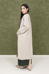 ORNATE EASE SWEATER-BEIGE