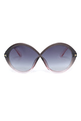 BUTTERFLY FRAME FASHION SUNGLASSES-BLACK
