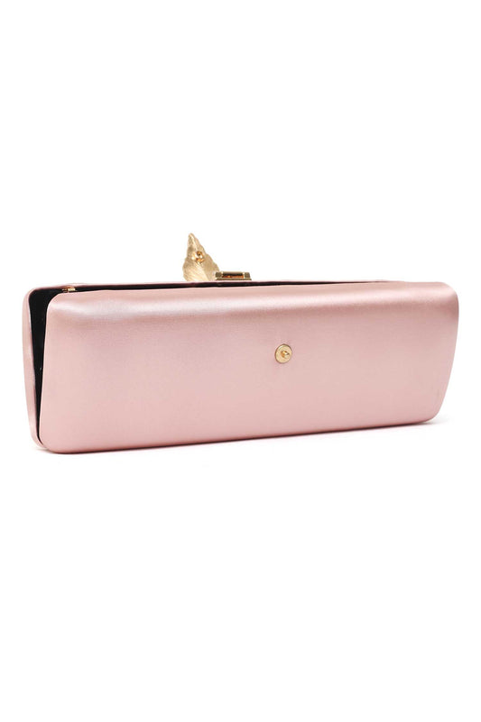 LEAFLINE CHARM CLUTCH-PINK