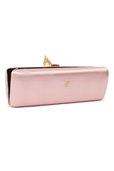 LEAFLINE CHARM CLUTCH-PINK