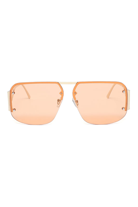 SHARP LINE VISOR EYEWEAR-BROWN