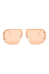 SHARP LINE VISOR EYEWEAR-BROWN