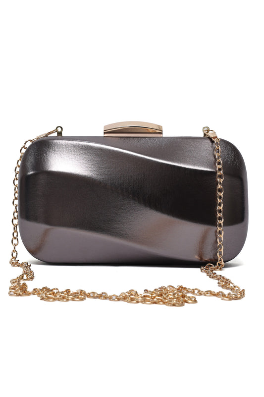 ORVINA FORMAL CLUTCH-PEWTER