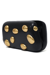 GOLDEN STUD CLUTCH-BLACK