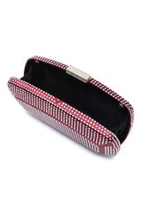 SLEEK LUXURIOUS CLUTCH-MAROON