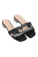 EXCUSITE EVENT SEMI HEEL-BLACK