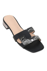 EXCUSITE EVENT SEMI HEEL-BLACK