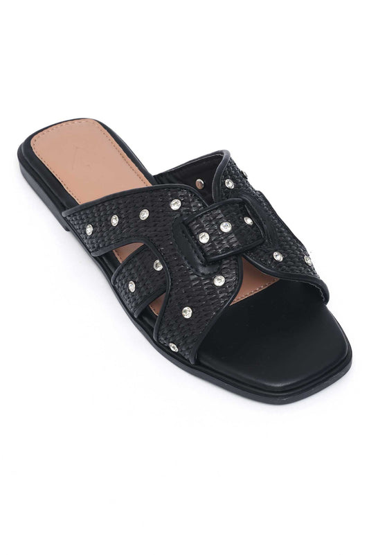 SPOTGLITZ SLIDE-BLACK