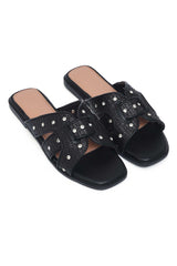 SPOTGLITZ SLIDE-BLACK