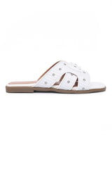 SPOTGLITZ SLIDE-WHITE
