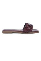 TESSRA SLIDE-BURGUNDY