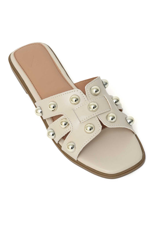 BOLD BLAZE SLIDE-BEIGE