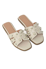 BOLD BLAZE SLIDE-BEIGE