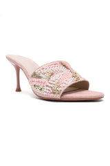 BLOOM STILETTO HEELS-PINK