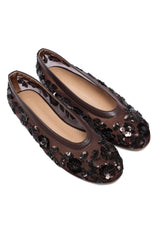 PETAL OCCASION FLATS-BROWN