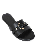 DUSK STUD SLIDE-BLACK