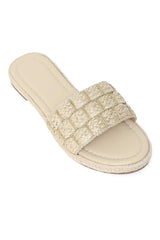 SERENA NATURAL SLIDE-BEIGE