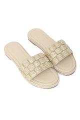 SERENA NATURAL SLIDE-BEIGE