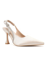 REGAL POINTED SLING HEEL-GOLD