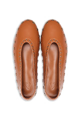 SOCIAL GLAM FLATS-TAN