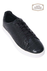NOIR EMBOSS SNEAKER-BLACK
