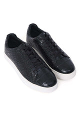 NOIR EMBOSS SNEAKER-BLACK