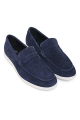 BARLOW MOC LOAFER-NAVY