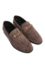 VELVET RADIAN LOAFER-TAUPE