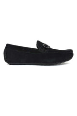 REGENT SUEDE LOAFER-BLACK