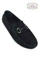 REGENT SUEDE LOAFER-BLACK