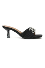 VELVET EMBRACE EMBELLISHED HEEL-BLACK