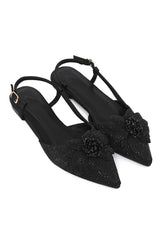 PETAL FLARE FLAT-BLACK