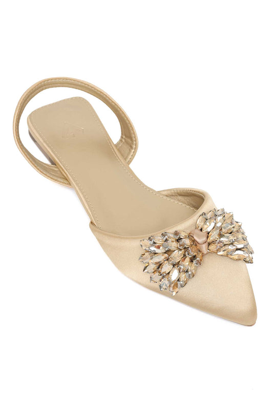 DAZZLE DRAGONFLY BROOCH SLINGBACK-GOLD
