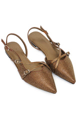 TWILIGHT CRYSTAL SLINGBACK-BRONZE