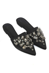 GLITZ CHARM FLAT-BLACK