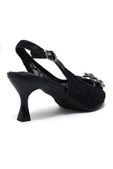 CRYSTAL GRACE HEEL-BLACK