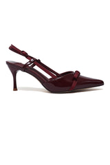 TITANIA REFINED STRAP HEEL-MAROON