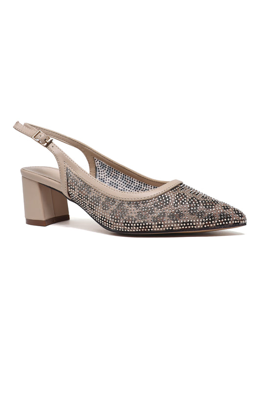 ILLUSION MESH HEEL-NUDE