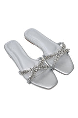 STARLIGHT EMPRESS SLIDE-SILVER