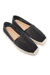 CRYSTAL MESH FLAT-BLACK