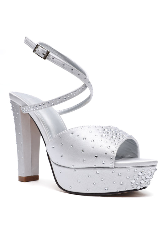 SPARKLE PARTY HEELS-SILVER
